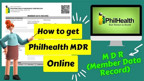 How to Get PhilHealth MDR Online (Member Data .